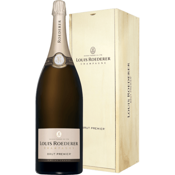 Champagne L. Roederer Premier Brut, Doppelmagnum in Holzkiste